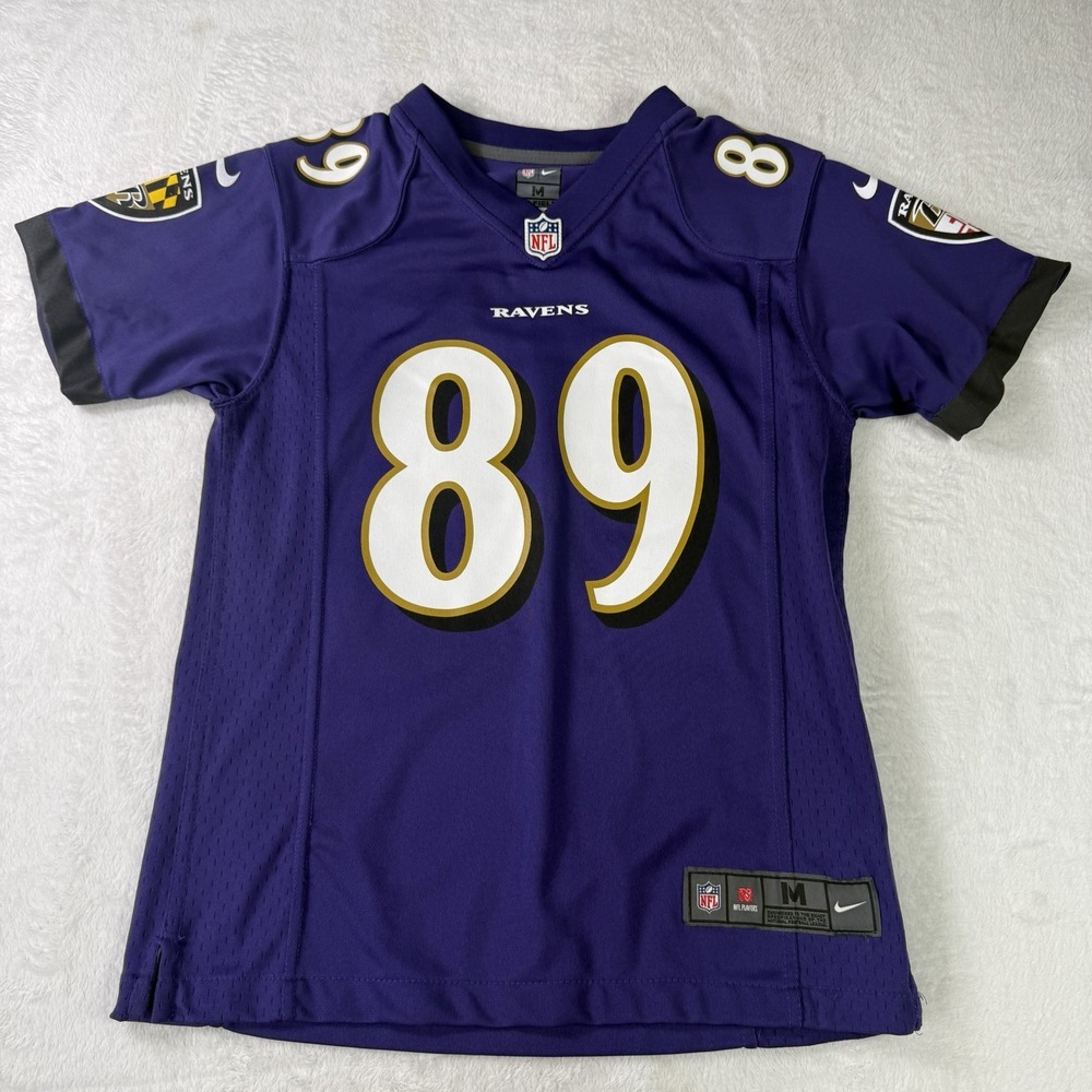 Nike Jersey Youth M Purple Steve Smith Sr #89 Baltimore Ravens NFL Football